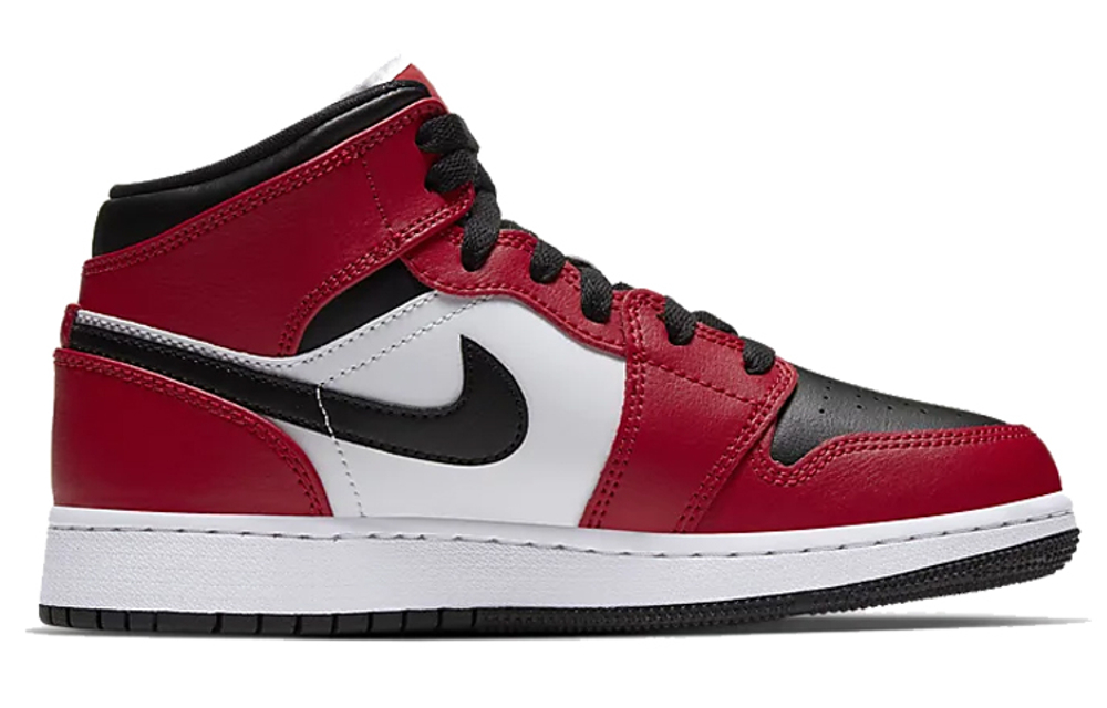 Jordan Kids Air Jordan 1 Mid "Chicago Black Toe" Sneakers