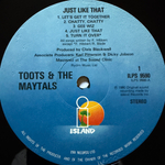Toots & The Maytals ‎– Just Like That (Англия 1980г.)