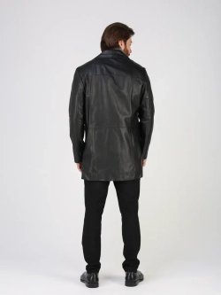 Кожаная куртка демисезонная блейзер пиджак