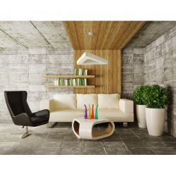 Светильник LED ЭРА Geometria SPO-152-W-40K-048 Delta 48Вт 4000К 3500Лм IP40 800*800*80 белый подвесной | Декоративные светильники Geometria