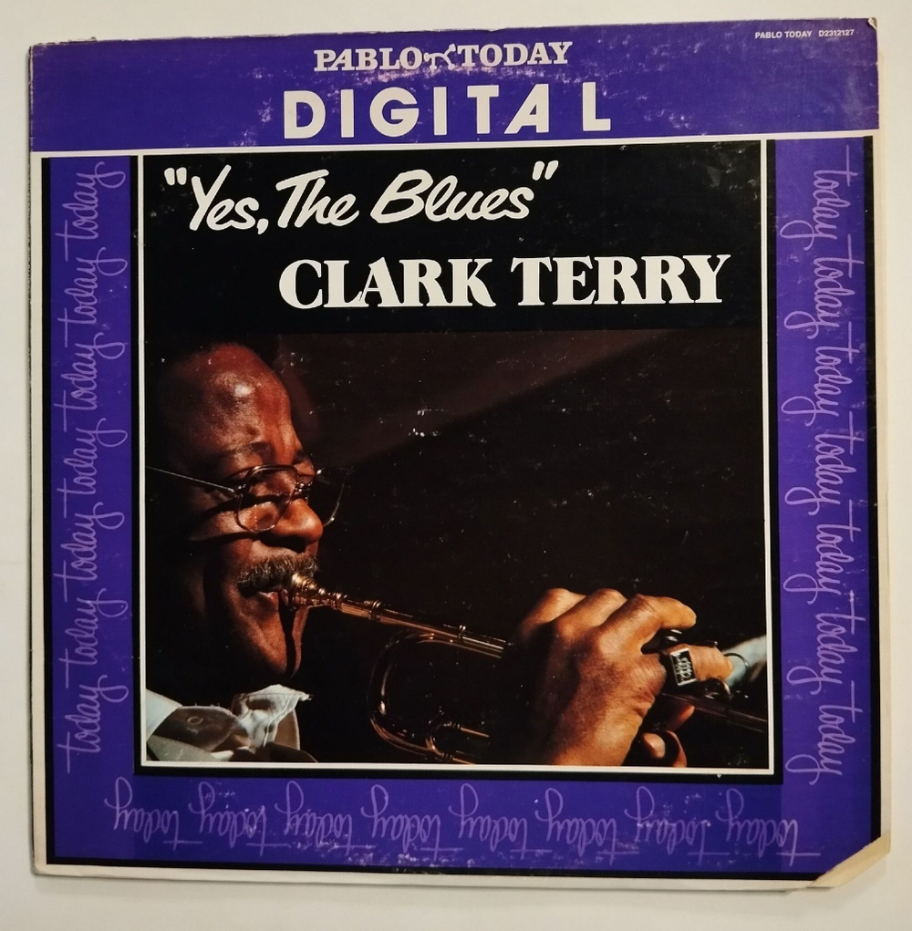 Винтажная виниловая пластинка LP Clark Terry Yes, The Blues (USA 1981) (Red Vinyl)
