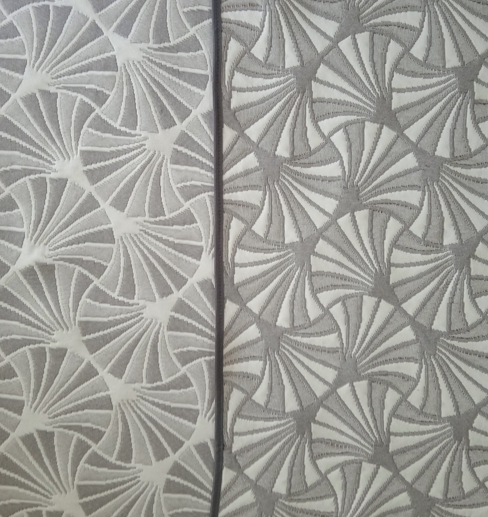 Покрывало жаккардовое двухстороннее Нежность 108-17 серый,белый 1,5 (150х200)