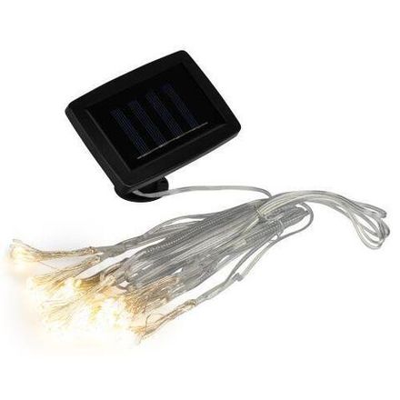 Гирлянда светодиодная садовая "Фейерверк" ERASF22-45 3.8м 150LED на солнечной батарее Эра Б0057663