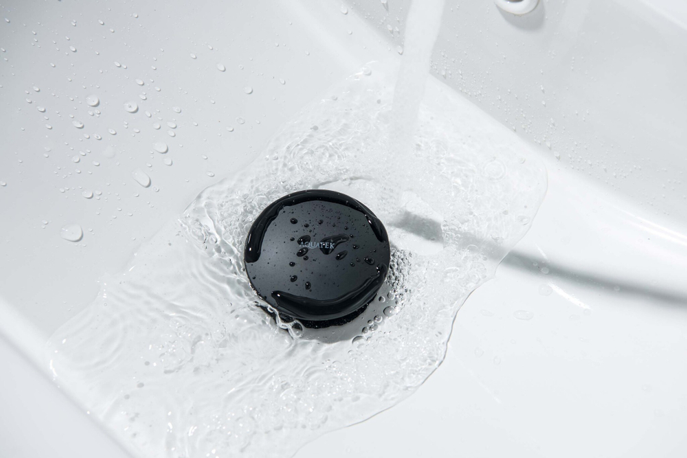 Сливной набор для раковины AQUATEK, матовый черный AQ6002MB
