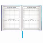 Дневник 1-4 класс 48 л., обложка кожзам (твердая), застежка, ЮНЛАНДИЯ, "ФУТБОЛ", 105958