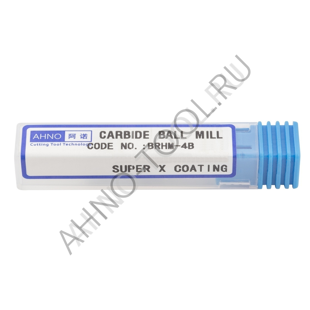 Фреза твердосплавная сферическая  5мм (L=50, l=10, хв=6) Z4 35° по закаленной стали BRHM-4B-R2.5 HRC