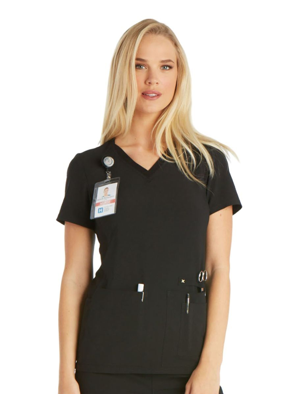 Топ медицинский женский Cherokee CK605, белый, 2XL