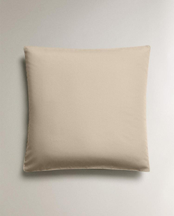 ZARA HOME НАВОЛОЧКА ИЗ ХЛОПКА ПЕРКАЛЬ (300 НИТЕЙ), БЕЖЕВЫЙ