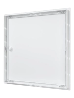 Люк-дверца пластиковый с ручкой Evecs 400x400