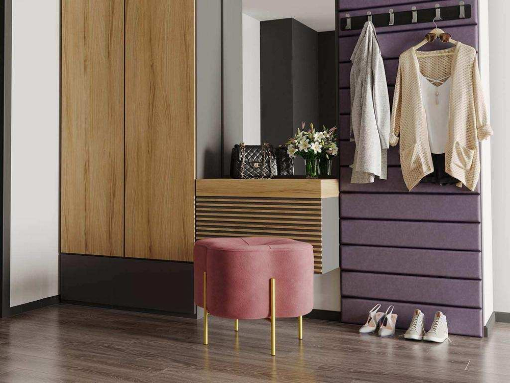 Пуф Кантри Модель 053 Ультра Коралл