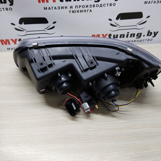 Передние фары VW T5 daylight black