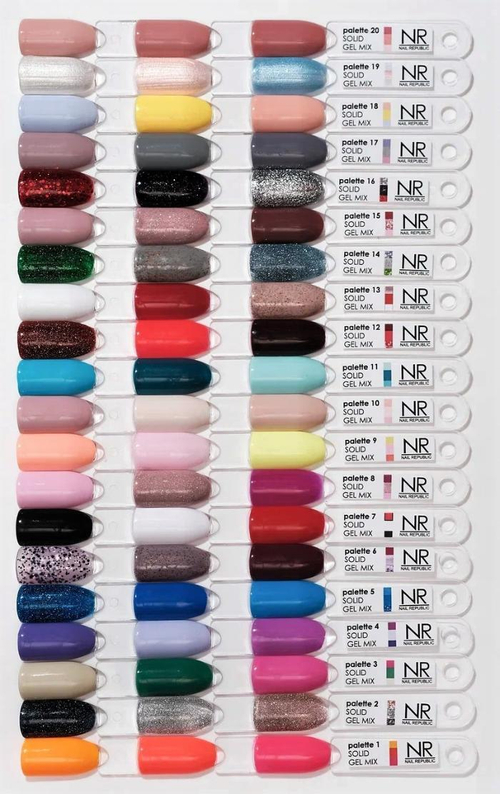 Nail Republic Solid gel mix Palette 15, 15 гр