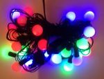 Уличная Гирлянда "Цветной Каскад" (24V) для елок от 3 до 12 м