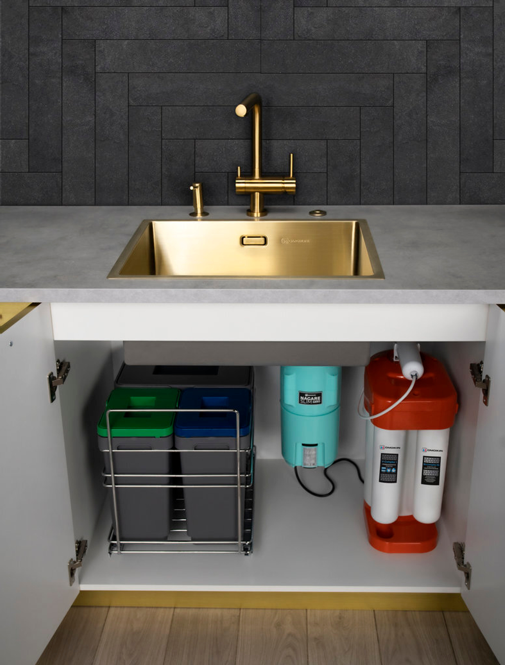 Измельчитель отходов Omoikiri Nagare Slim 1250 AZ