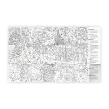 Карта-раскраска «Казань»