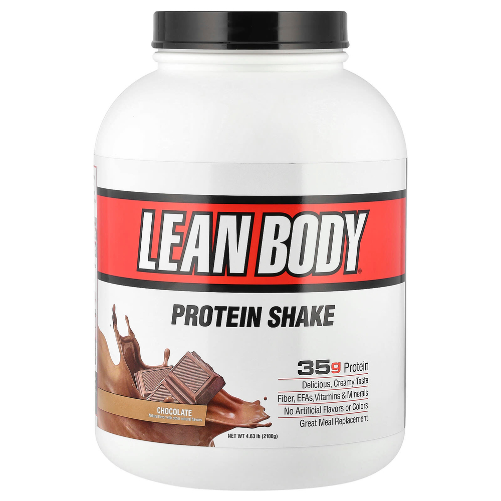 Labrada Nutrition, Lean Body, протеиновый коктейль, шоколад, 2100 г (4,63 фунта)