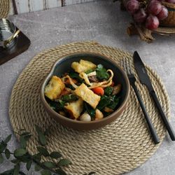 Салатник 420 мл 16,5*15,5 см h5,2 cм Village Purple New Brown Taiga P.L. [4]