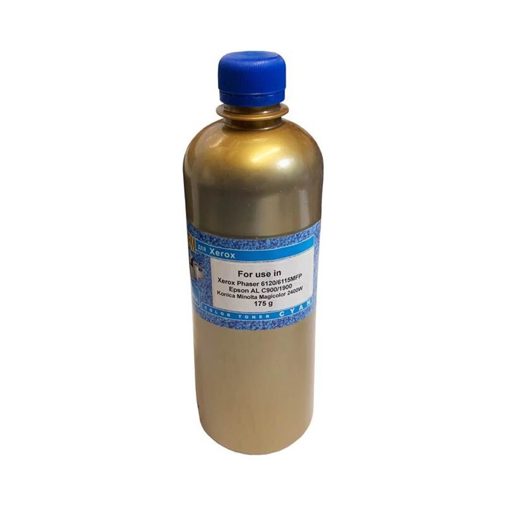 Тонер для XEROX Phaser 6120/6115MFP (175гр, голубой, NonChem, TOMOEGAWA) Gold ATM