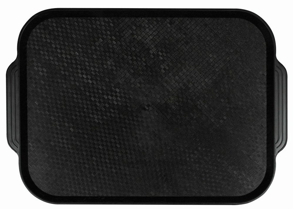 Поднос столовый 450*355 с ручками черный