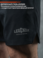 Шорты с карманами на молнии LEGENDA Urban 2.0 черные