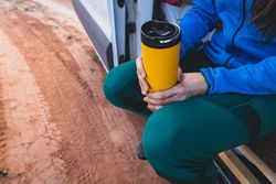 Термокружка Klean Kanteen TKWide Cafe Cap 20oz (592 мл) Marigold