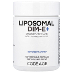 Codeage, Liposomal DIM-E+, дииндолилметан и витамин E, 120 растительных капсул
