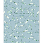 НОВИНКА! Тетрадь общая 48 листов на скрепке "Greenery Patterns"