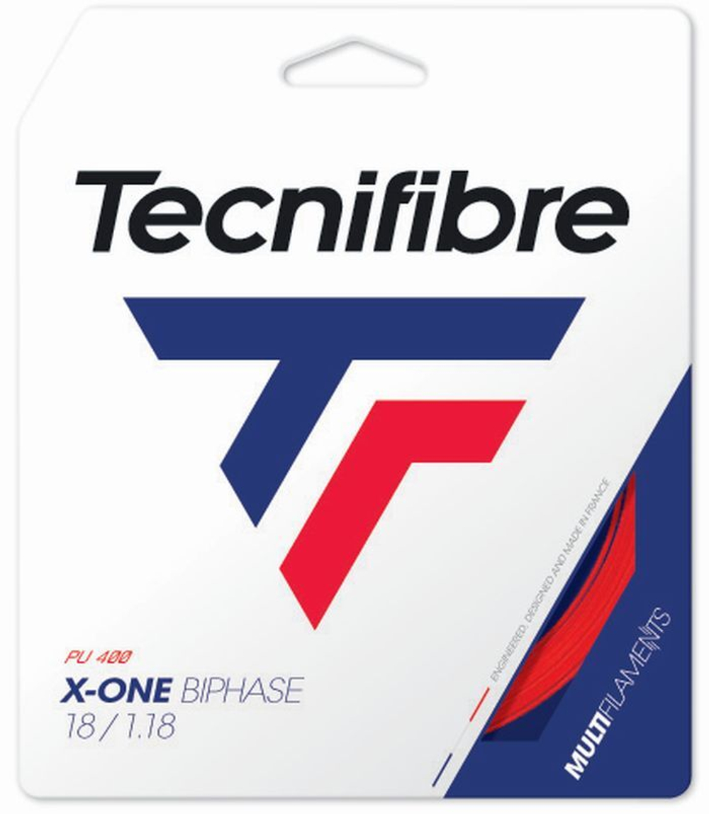 Теннисные струны Tecnifibre X One Biphase (12 m) - red