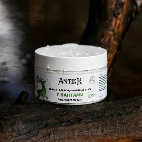 Antler Бальзам натуральный для поврежденных волос 200 г