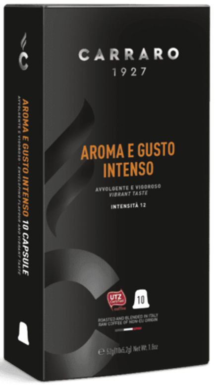 Carraro Aroma e Gusto, для Nespresso, 10 шт
