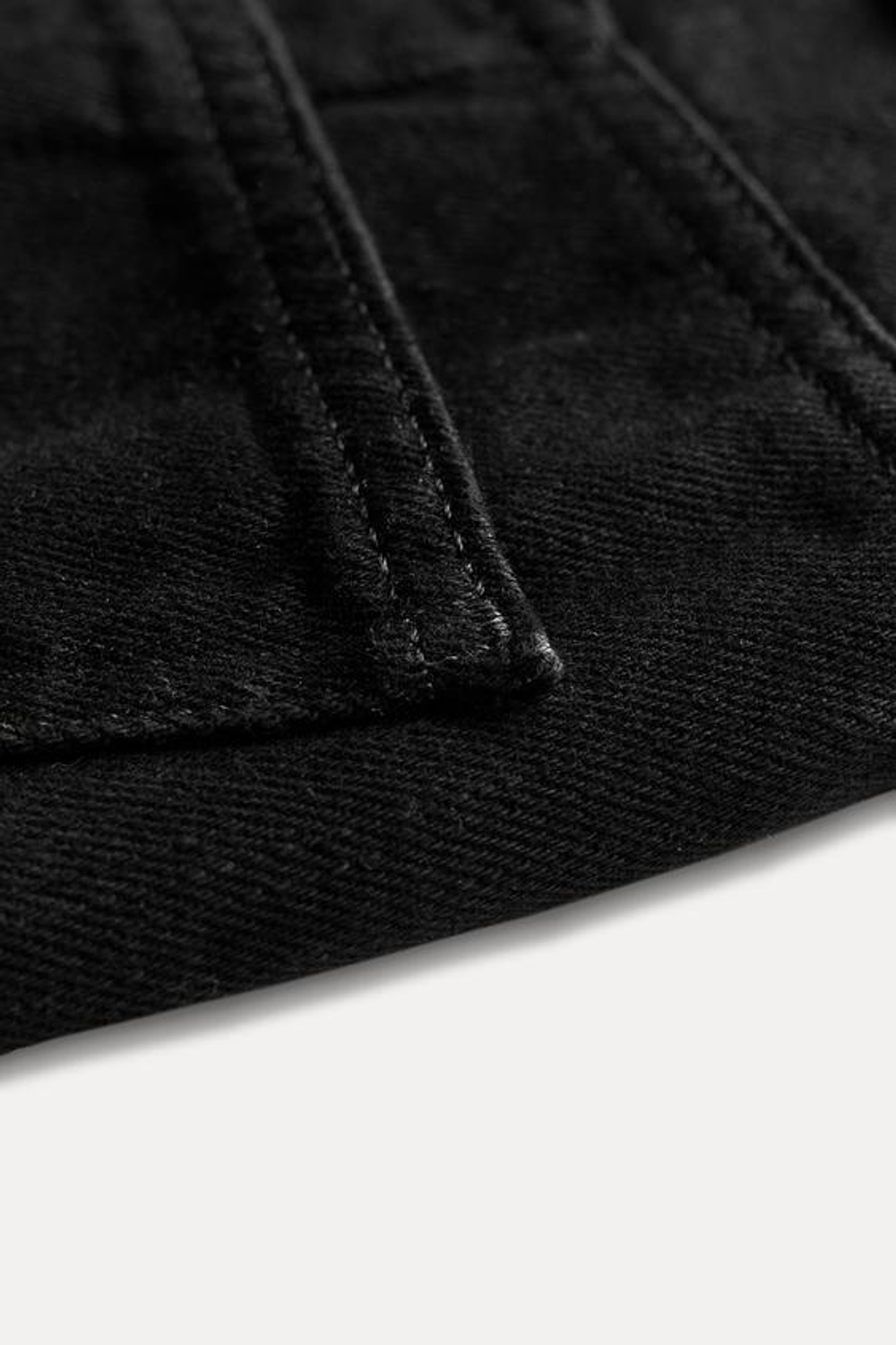 ZARA ДЖИНСЫ SLIM С ВЫСОКОЙ ПОСАДКОЙ — ZW COLLECTION, ЧЕРНЫЙ