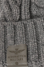 Шапка AERONAUTICA 045 серый косы