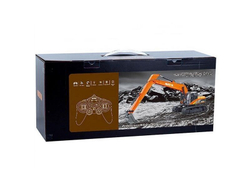 Радиоуправляемый экскаватор HUI NA TOYS, длиннорукий, оранжевый 2.4G 15CH 1/14 HN1551