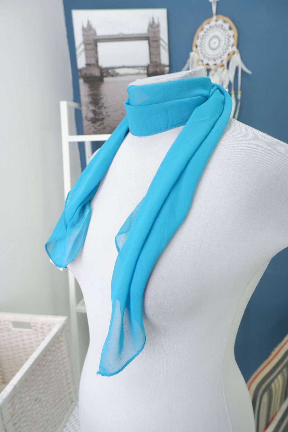 Палантин прозрачный