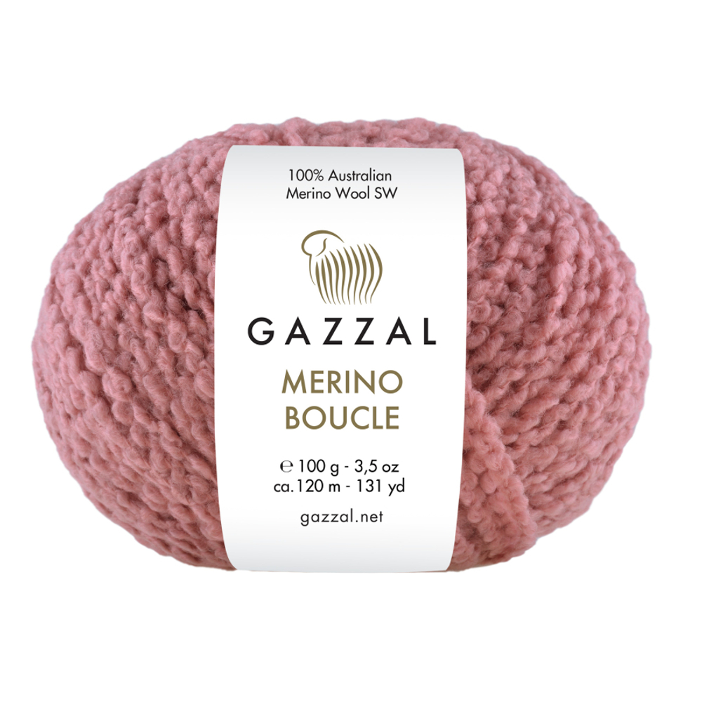 Пряжа Gazzal Merino Boucle (3768)