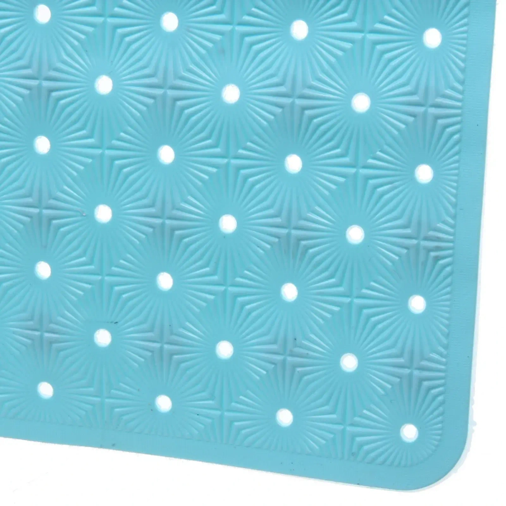 Коврик в ванну Селфи 68х38 ПВХ Франко бирюзовый