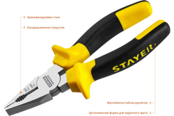 Плоскогубцы Stayer HERCULES Professional 2203-1-16 160мм 2203-1-16_z02