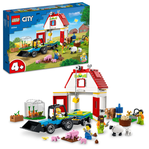 Конструктор LEGO City 60346 Ферма и амбар с животными