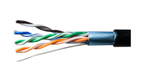 FTP  Long Ethernet  SUPRLAN Cat.5e 4x2x0,64 Cu PE Outdoor 500м