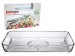 Форма жаропрочная прямоугольная Borcam 3,8л Grill