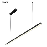 359442 OVER NT24 294 черный Светильник подвесной диммир. со сменой цв.темпер. (пульт ДУ/прилож. Smart Life) IP20 LED 48W 85-265V 3000-6000К SOTTO