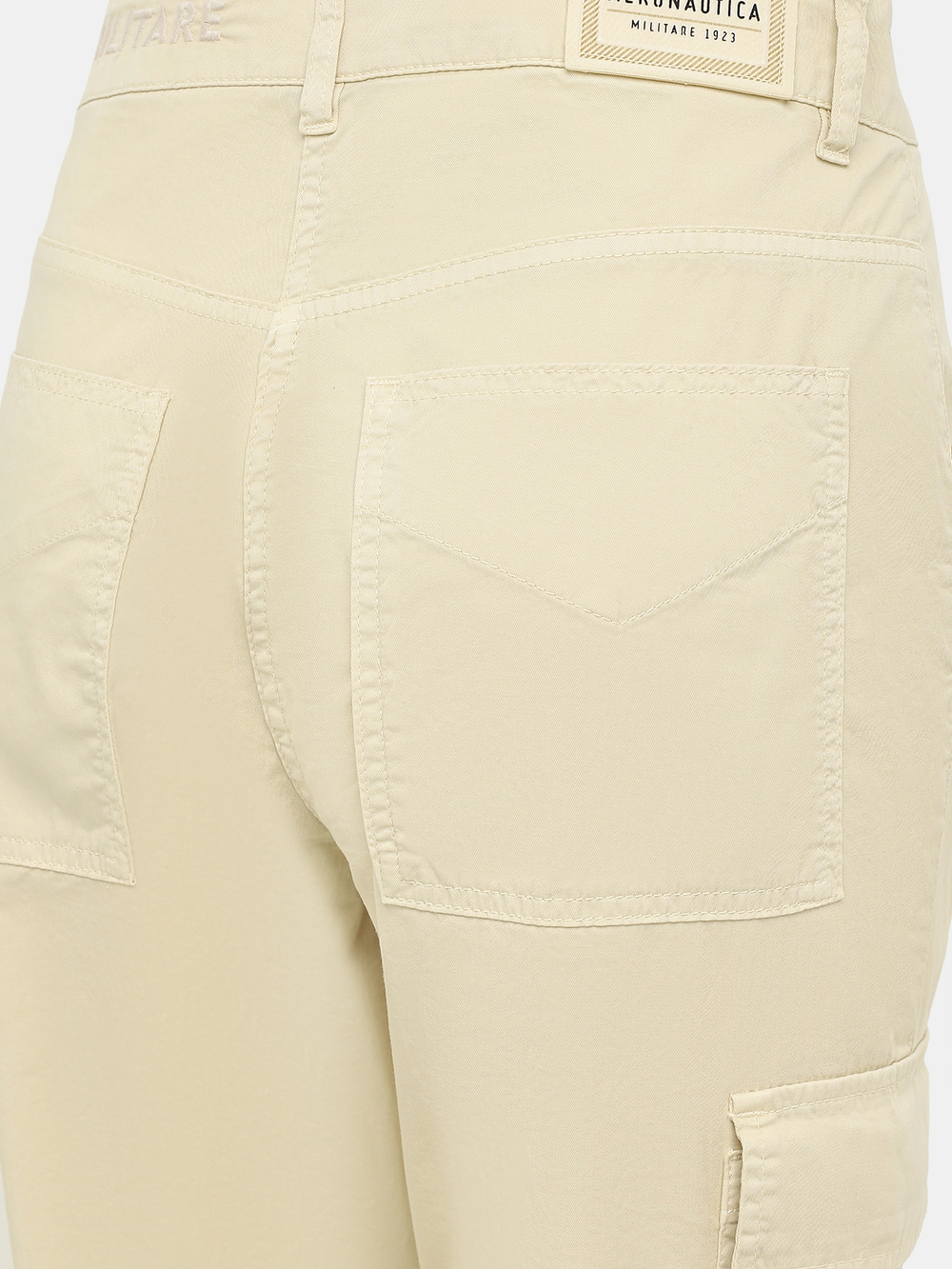 Брюки жен. карго AERONAUTICA 1535 бежевый