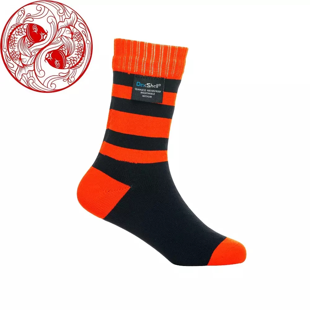 Водонепроницаемые детские носки DexShell Waterproof Children Socks, оранжевые