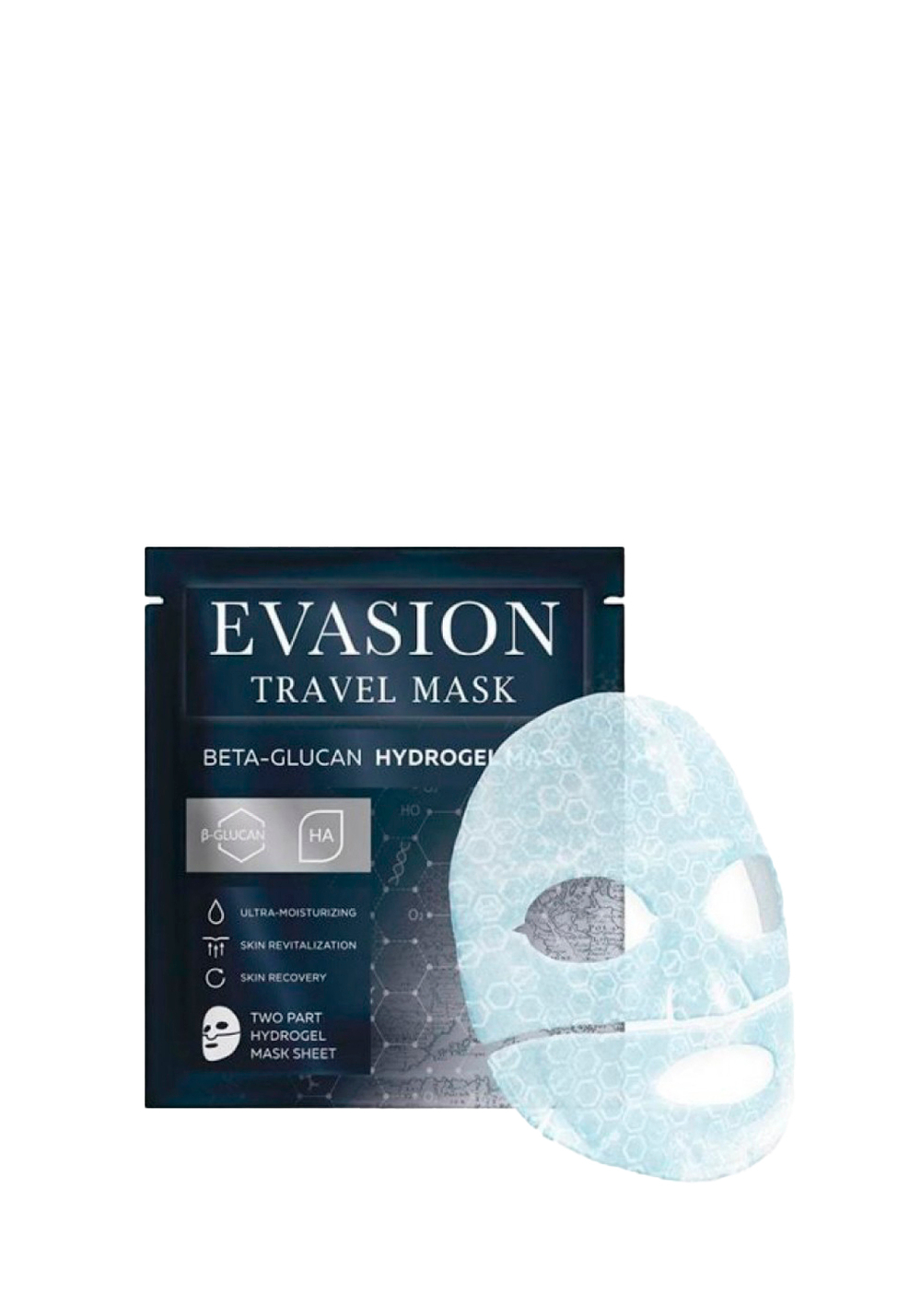 Evasion Travel Mask Beta-Glucan Hydrogel Mask Эвазион гидрогелевая маска для лица