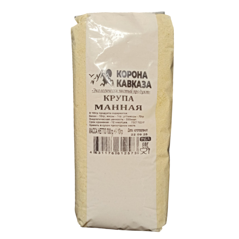 Крупа манная "Корона Кавказа" 700гр.