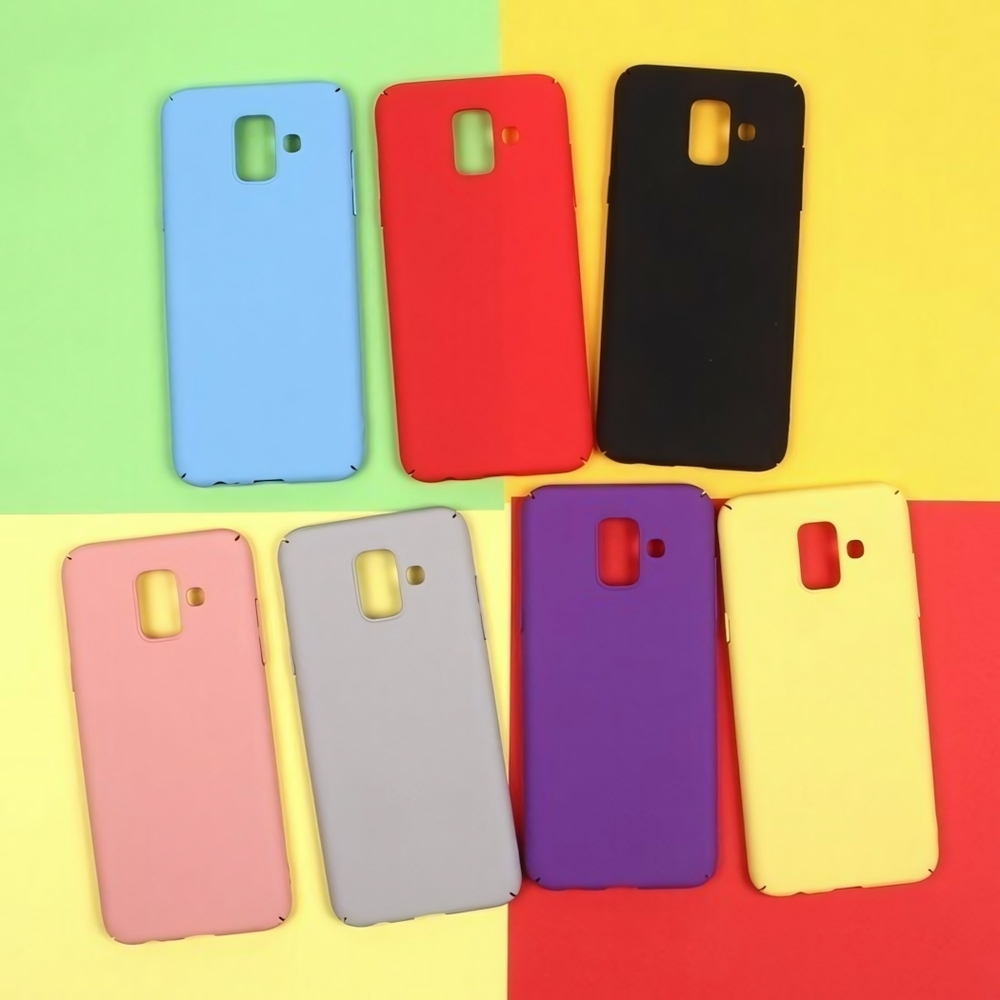 Панель матовая Soft Touch для Samsung Galaxy A6 (2018), 010659 Желтый