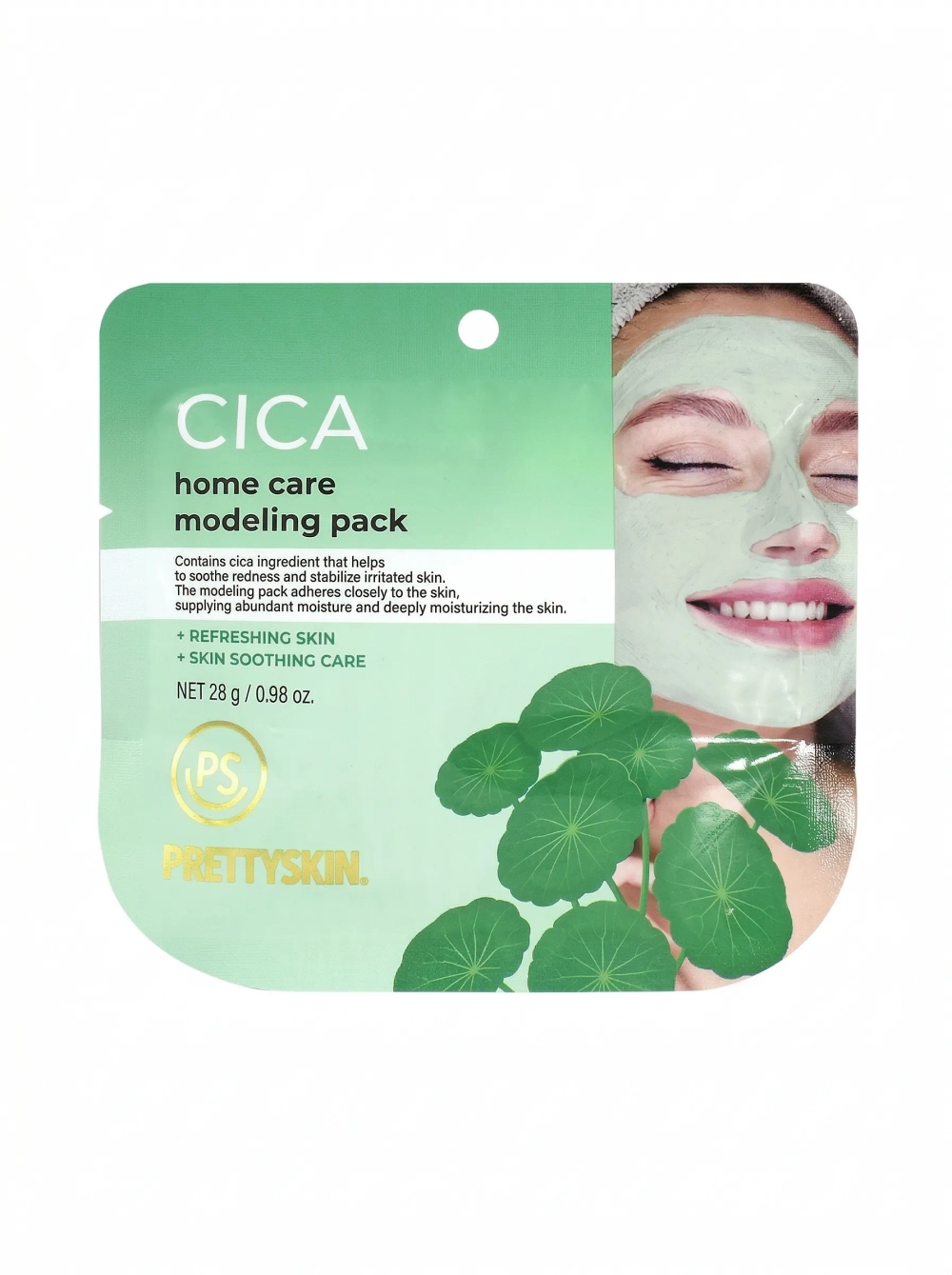 Pretty Skin Home Care Modeling Pack Cica 28g - Альгинатная маска с центеллой