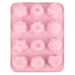 Форма для льда и шоколада "Mix" 21,5х16х2,7см (силикон) (без упаковки)