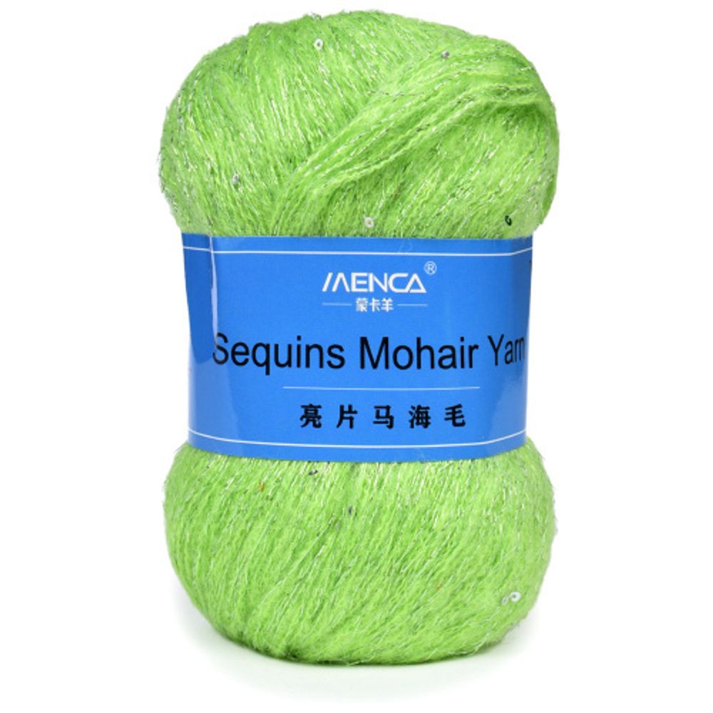 Пряжа Menca Sequins Mohair Yarn (17)