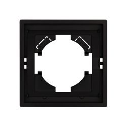 Рамка пластиковая FRM-TENDO-PL-1-BK (Arlight, Черный) 053836